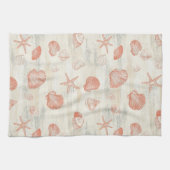 Linge De Cuisine Côtière rustique - Coquillages, Starfish, Reef (29 (Horizontal)