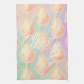 Linge De Cuisine Coton bonbon étoile poussière pêche turquoise viol (Vertical)