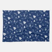 Linge De Cuisine Coton de voile nautique (Horizontal)
