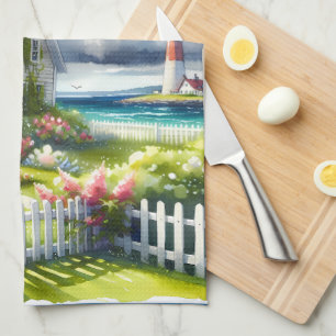 Linge De Cuisine Cottage avec vue sur le phare