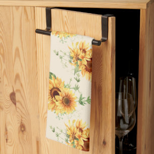 Linge De Cuisine Cottage Jardin Fleurs de soleil