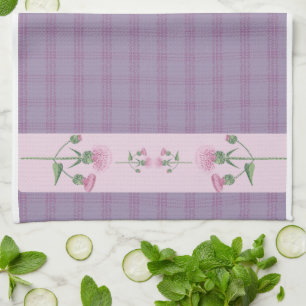 Linge De Cuisine cottagecore - Broderie de chardon