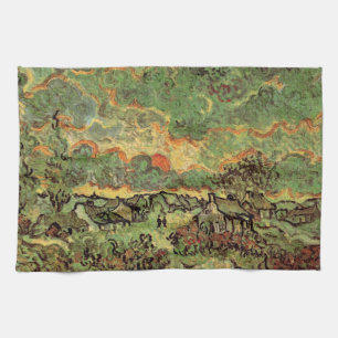 Linge De Cuisine Cottages de Van Gogh Cypres Souvenir du Nord