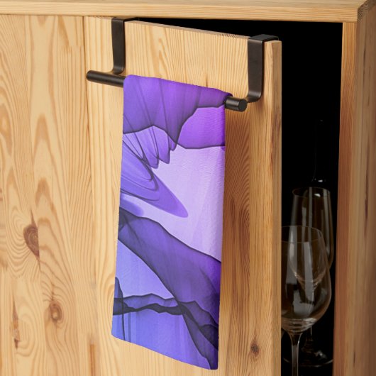 Linge De Cuisine Couche mystique de prune (Pliage en tiers)