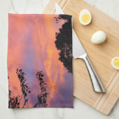 Linge De Cuisine coucher de soleil (Quart Plié)