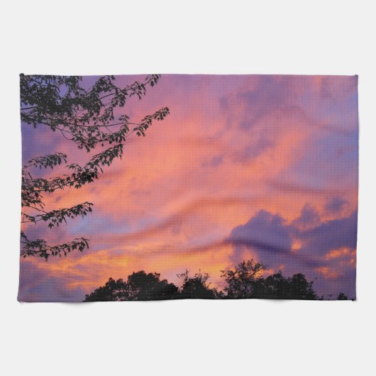 Linge De Cuisine coucher de soleil (Horizontal)