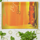 Linge De Cuisine Coucher de soleil 1300 (Plié)