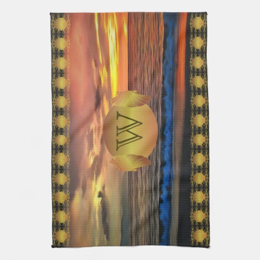 Linge De Cuisine Coucher de soleil 1577 (Vertical)