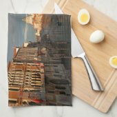 Linge De Cuisine Coucher de soleil à Venise Italie (Quart Plié)