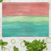 Linge De Cuisine Coucher de soleil Abstrait (Plié)