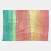 Linge De Cuisine Coucher de soleil Abstrait (Horizontal)