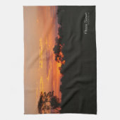 Linge De Cuisine Coucher de soleil Acacia (Vertical)