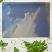 Linge De Cuisine Coucher de soleil avec formation Teacup Cloud par (Plié)