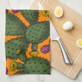 Linge De Cuisine coucher de soleil du désert (Quart Plié)