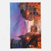 Linge De Cuisine Coucher de soleil suisse de Zurich (Vertical)