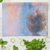 Linge De Cuisine Coucher de soleil sur la Seine Claude Monet (Plié)