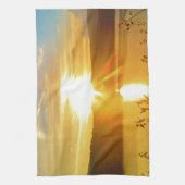 Linge De Cuisine Coucher de soleil sur le lac Arrowhead (Vertical)