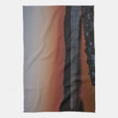 Linge De Cuisine Coucher de soleil sur le lac Arrowhead (Vertical)
