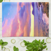 Linge De Cuisine Coucher de soleil tropical de Hawaï (Plié)