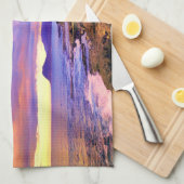 Linge De Cuisine Coucher de soleil tropical de Hawaï (Quart Plié)