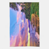 Linge De Cuisine Coucher de soleil tropical de Hawaï (Vertical)