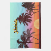 Linge De Cuisine Coucher du soleil de la Floride (Vertical)