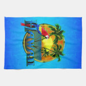 Linge De Cuisine Coucher du soleil d'Hawaï (Horizontal)