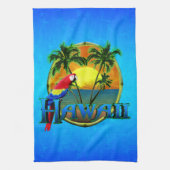 Linge De Cuisine Coucher du soleil d'Hawaï (Vertical)