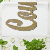 Linge De Cuisine Cougar - Furry Text (Plié)
