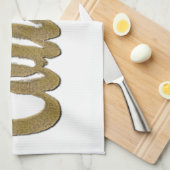 Linge De Cuisine Cougar - Furry Text (Quart Plié)