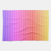Linge De Cuisine Couleur à rayures blanches (Horizontal)