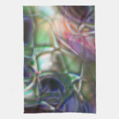 Linge De Cuisine Couleur avec granit numérique brut ou verre flou (Vertical)