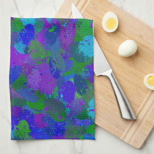 Linge De Cuisine Couleur de paon
