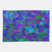 Linge De Cuisine Couleur de paon (Horizontal)