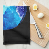 Linge De Cuisine Couleur d'eau nébuleuse de la galaxie de la planèt (Quart Plié)