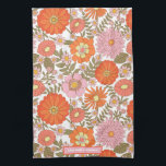 Linge De Cuisine Couleur Fleur d'été personnalisée Motif Floral<br><div class="desc">Vous cherchez un cadeau parfait pour le ménage? Découvrez cette serviette de cuisine personnalisée colorée Fleur d'été à motifs floraux. Vous pouvez personnaliser cette serviette de cuisine facilement avec un nom ou un autre texte. Vous pouvez également ajuster le style de police et les couleurs à l'aide de l'outil de...</div>