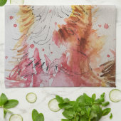 Linge De Cuisine Couleur pastel du mou Fox animal (Plié)