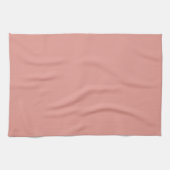 Linge De Cuisine Couleur rose flamant pastel simple (Horizontal)