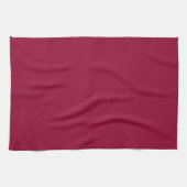 Linge De Cuisine Couleur solide bordeaux (Horizontal)