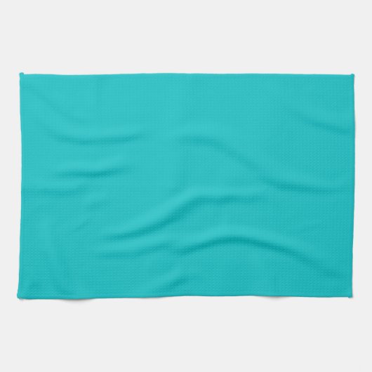 Linge De Cuisine Couleur solide clair turquoise (Horizontal)