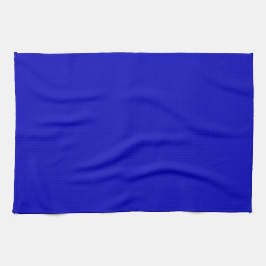 Linge De Cuisine Couleur solide Cobalt bleu (Horizontal)