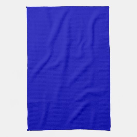 Linge De Cuisine Couleur solide Cobalt bleu (Vertical)