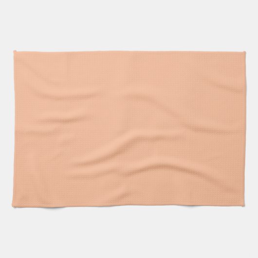 Linge De Cuisine Couleur solide Fuzz Peach (Horizontal)