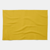 Linge De Cuisine Couleur solide jaune moutarde (Horizontal)