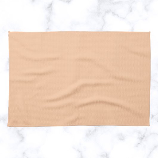 Linge De Cuisine Couleur solide profonde Peach