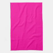 Linge De Cuisine Couleur solide rose néon (Vertical)