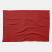 Linge De Cuisine Couleur solide rouge Crimson (Horizontal)
