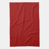 Linge De Cuisine Couleur solide rouge Crimson (Vertical)