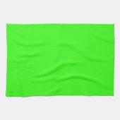 Linge De Cuisine Couleur solide verte néon (Horizontal)