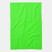 Linge De Cuisine Couleur solide verte néon (Vertical)
